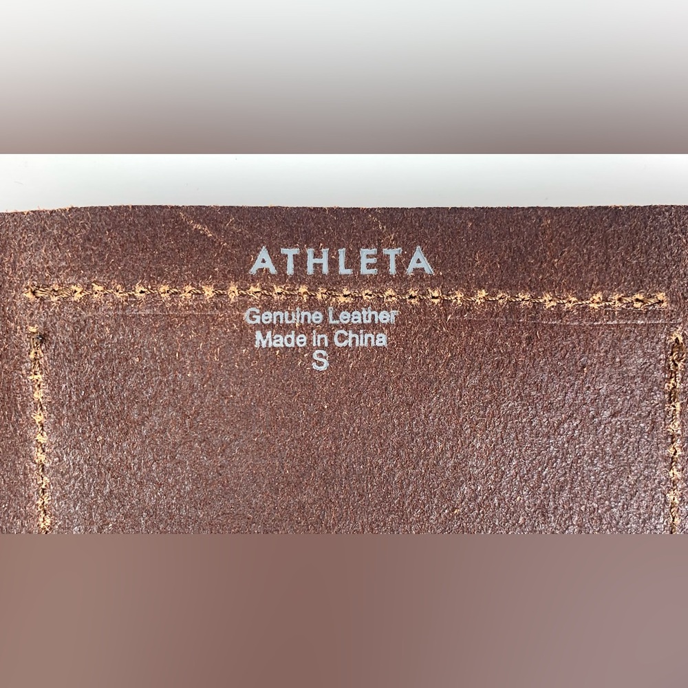 NWT Athleta leather Rio hip belt bag. - Picture 5 of 11